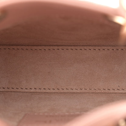 Christian Dior Lambskin Cannage Micro Lady Dior Rose Des Vents 5 of 11