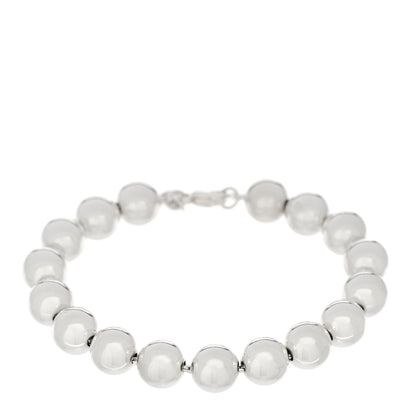 Tiffany Sterling Silver 10mm HardWear Ball Bracelet 1 of 3