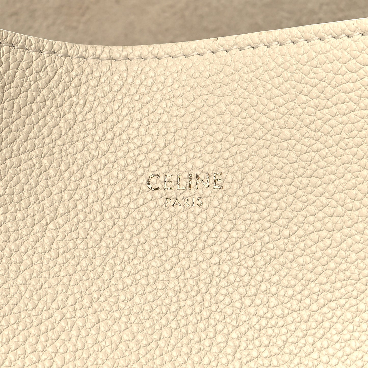 Soft Grained Calfskin Small Belt Cabas Phantom Vanilla