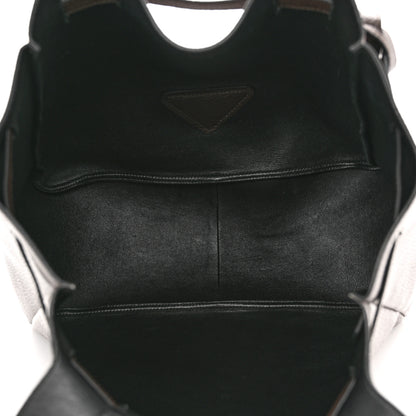 Prada Vitello Daino Drawstring Bag Brown 5 of 15