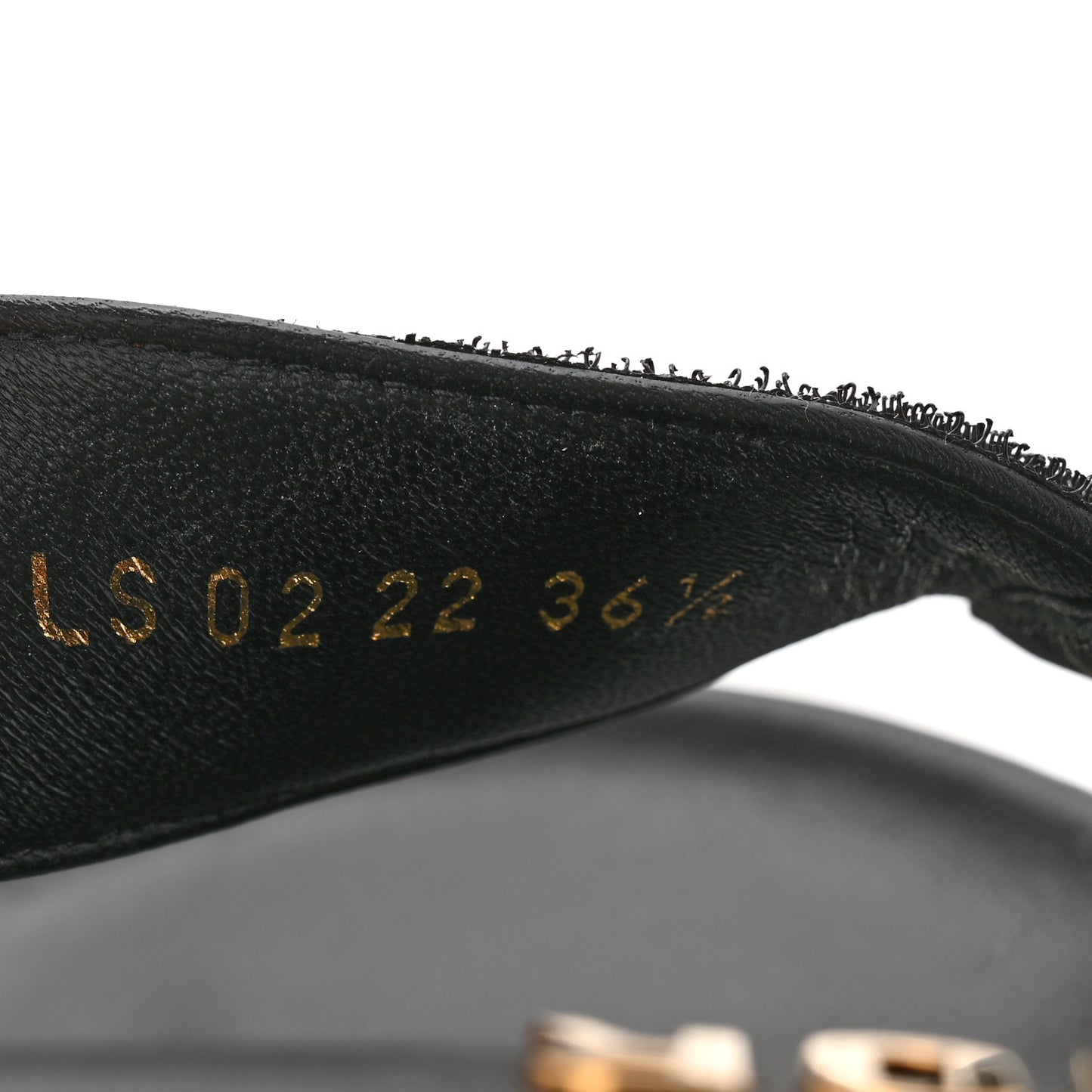 Lambskin Dioract 10mm Sandals 36.5 Black