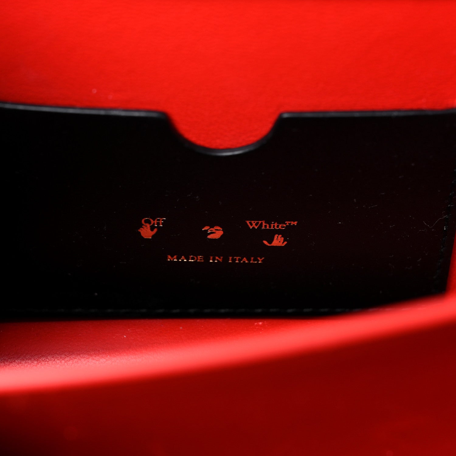 Off-White Calfskin 3D Nail Logo Shoulder Bag Black 6 of 16