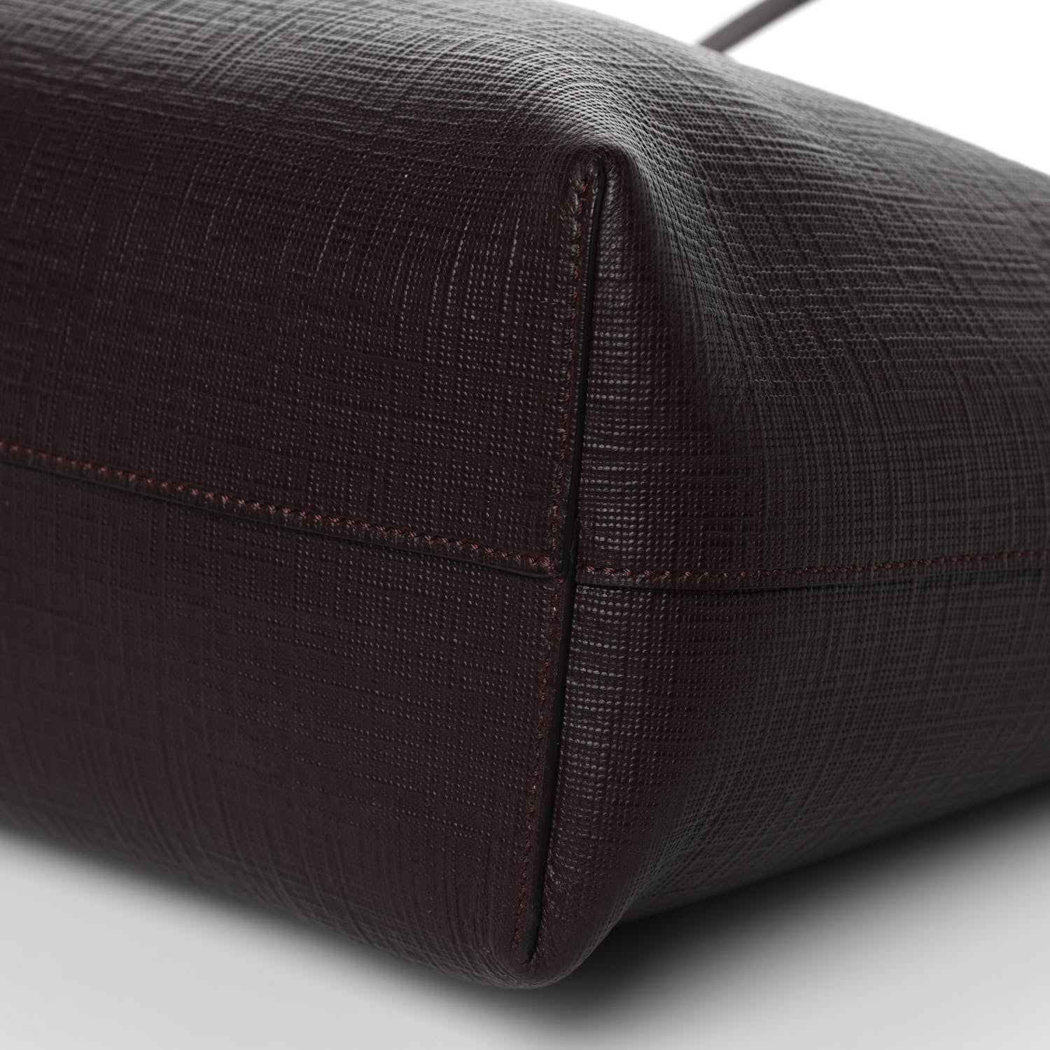 Alexander McQueen Saffiano Shopper Tote Burgundy 8 of 8