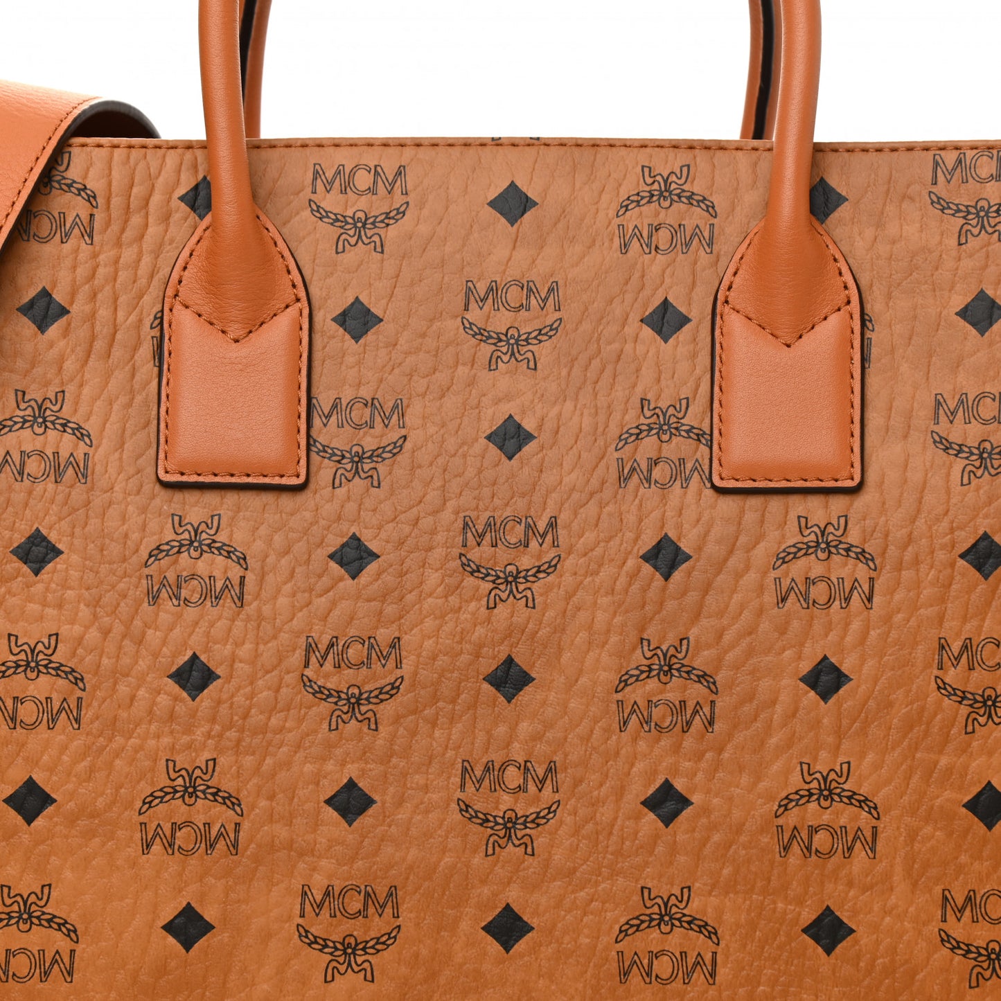 Visetos Large Munich Tote Cognac