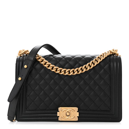 Chanel Caviar Quilted New Medium Boy Flap Black 1 of 11