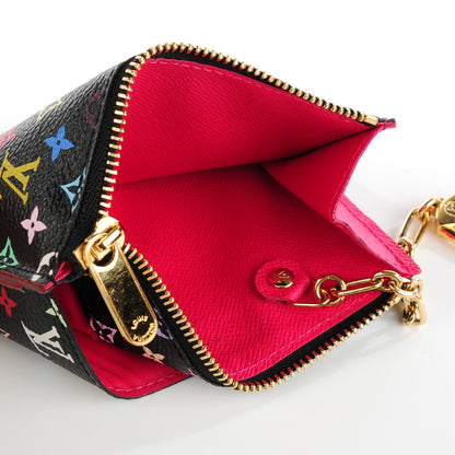Louis Vuitton Monogram Multicolor Key Pouch Black Grenade 5 of 7