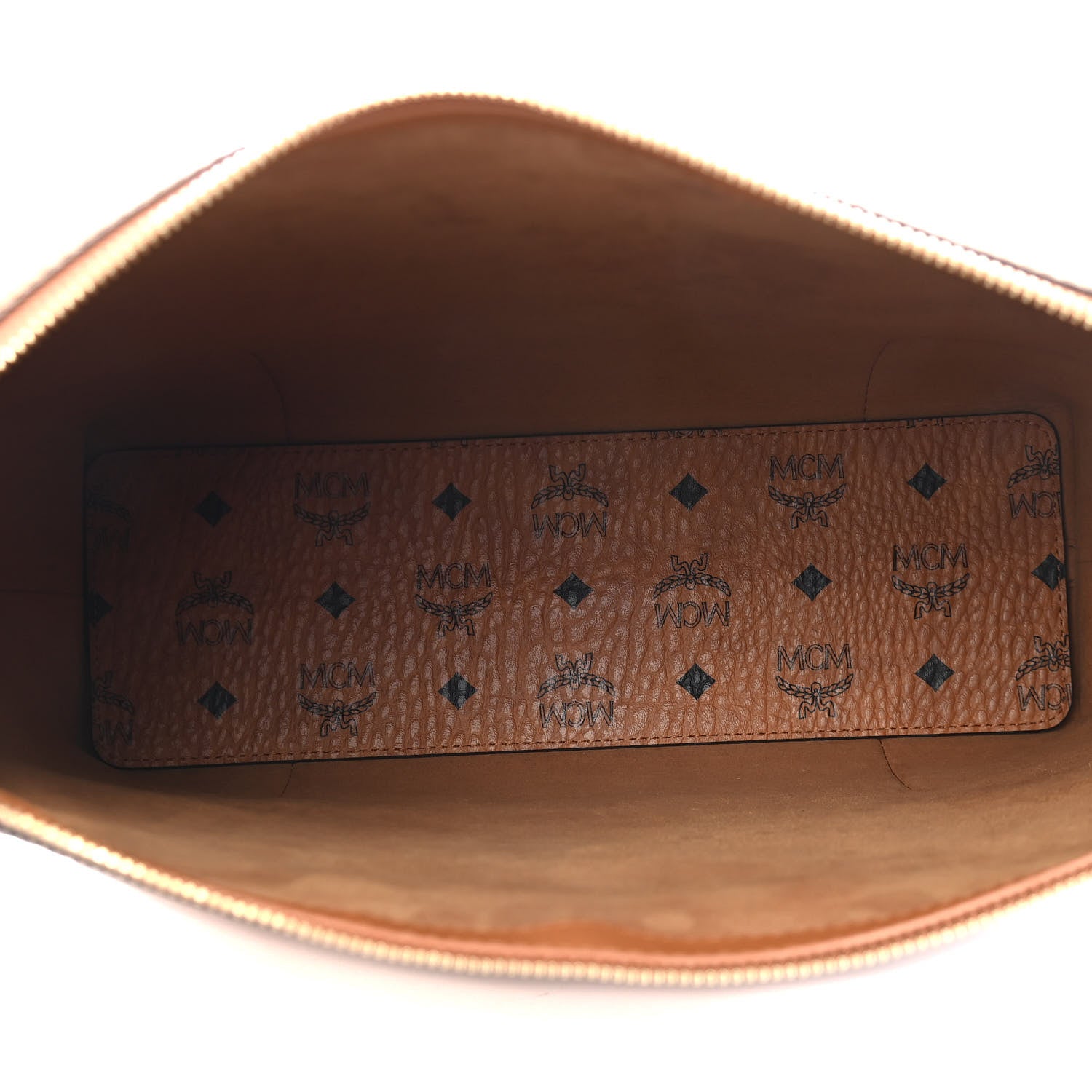 MCM Visetos Large Klara Hobo Cognac 4 of 8