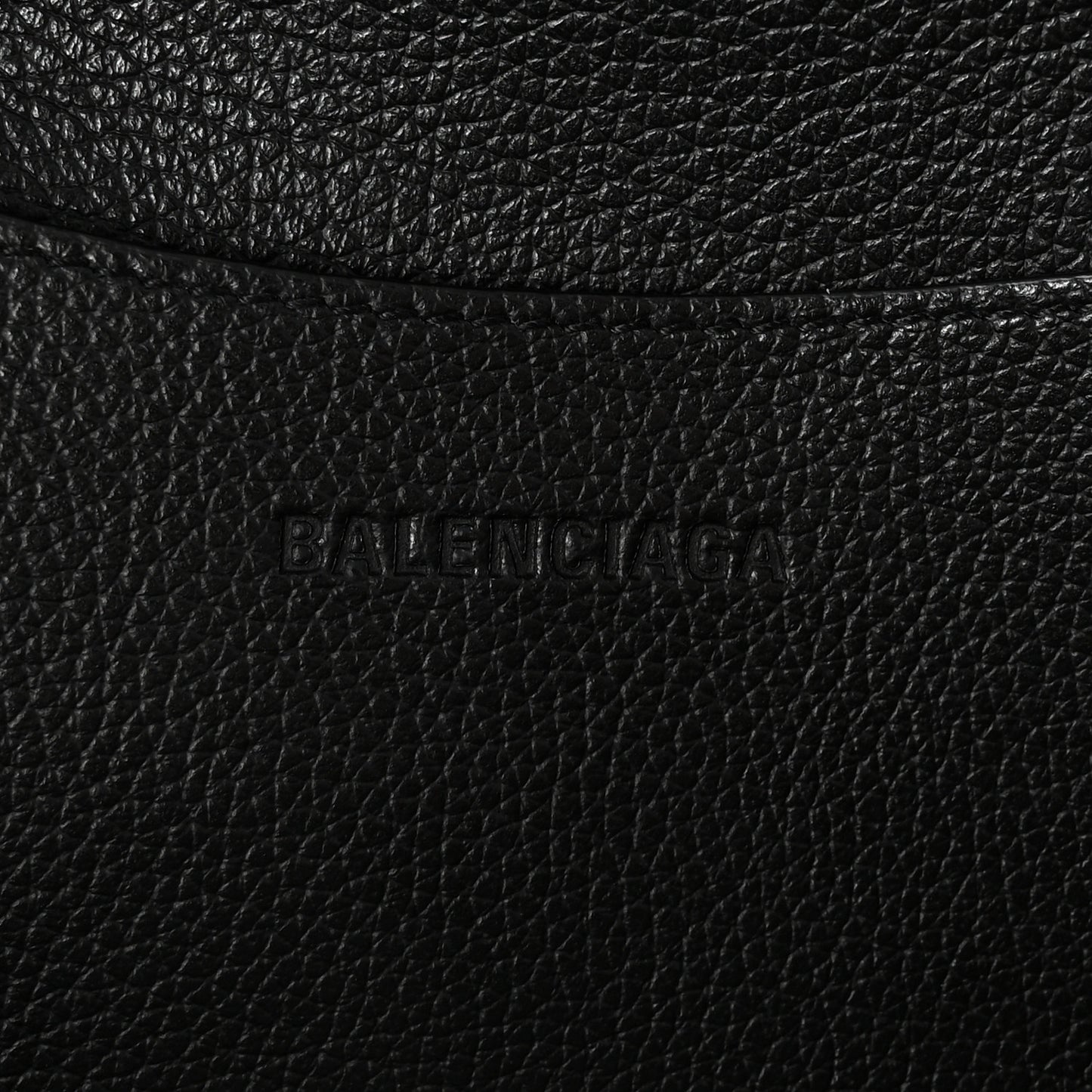 Grained Calfskin Neo Classic Black Hardware Medium City Black