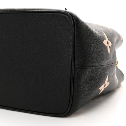 Louis Vuitton Empreinte Monogram Giant Neonoe MM Black Beige 9 of 15