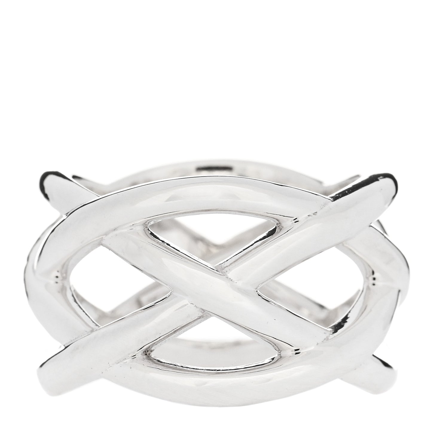 Sterling Silver Celtic Knot Ring 50 5.5
