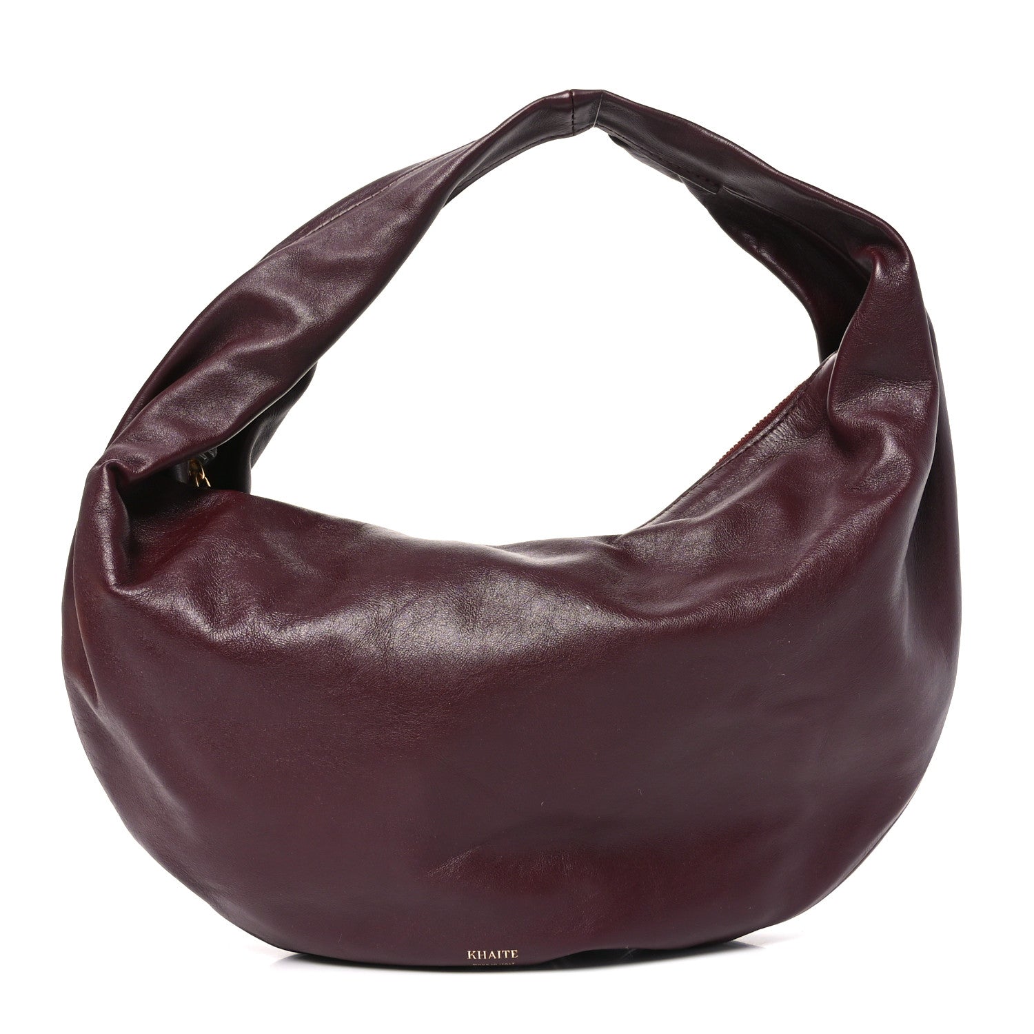 Khaite Calfskin Medium Olivia Hobo Burgundy 1 of 9
