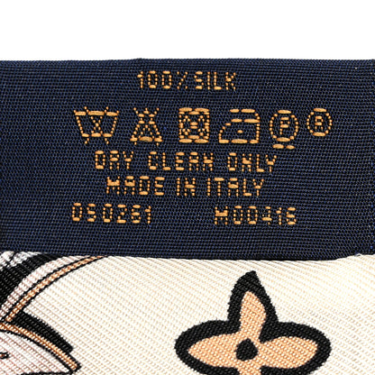 Louis Vuitton Silk Monogram Wild At Heart BB Bandeau Cream 4 of 4