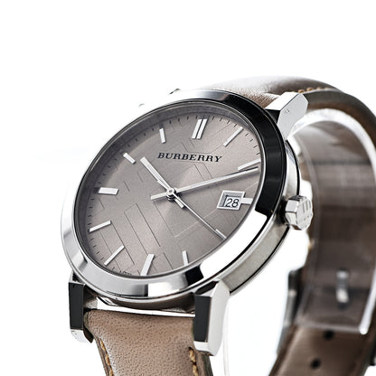Burberry Stainless Steel Calfskin 38mm The City Quartz Watch Beige BU9010 9 of 10
