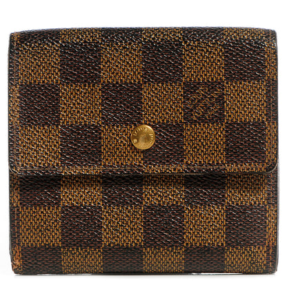Louis Vuitton Damier Ebene Porte-Monnaie Billets Cartes Wallet 7 of 12