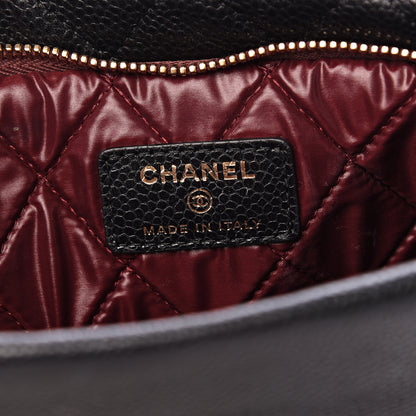 Chanel Caviar Quilted CC Beauty Clutch Black 5 of 7