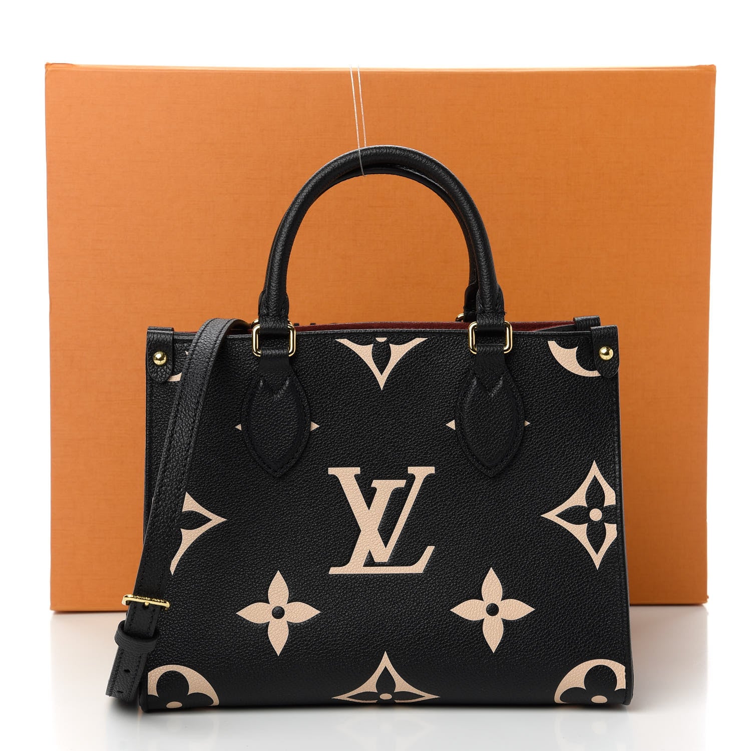 Louis Vuitton Empreinte Monogram Giant Onthego PM Black Beige 11 of 11