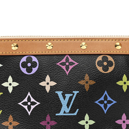 Louis Vuitton Monogram Multicolor Pochette Accessories Black 8 of 10