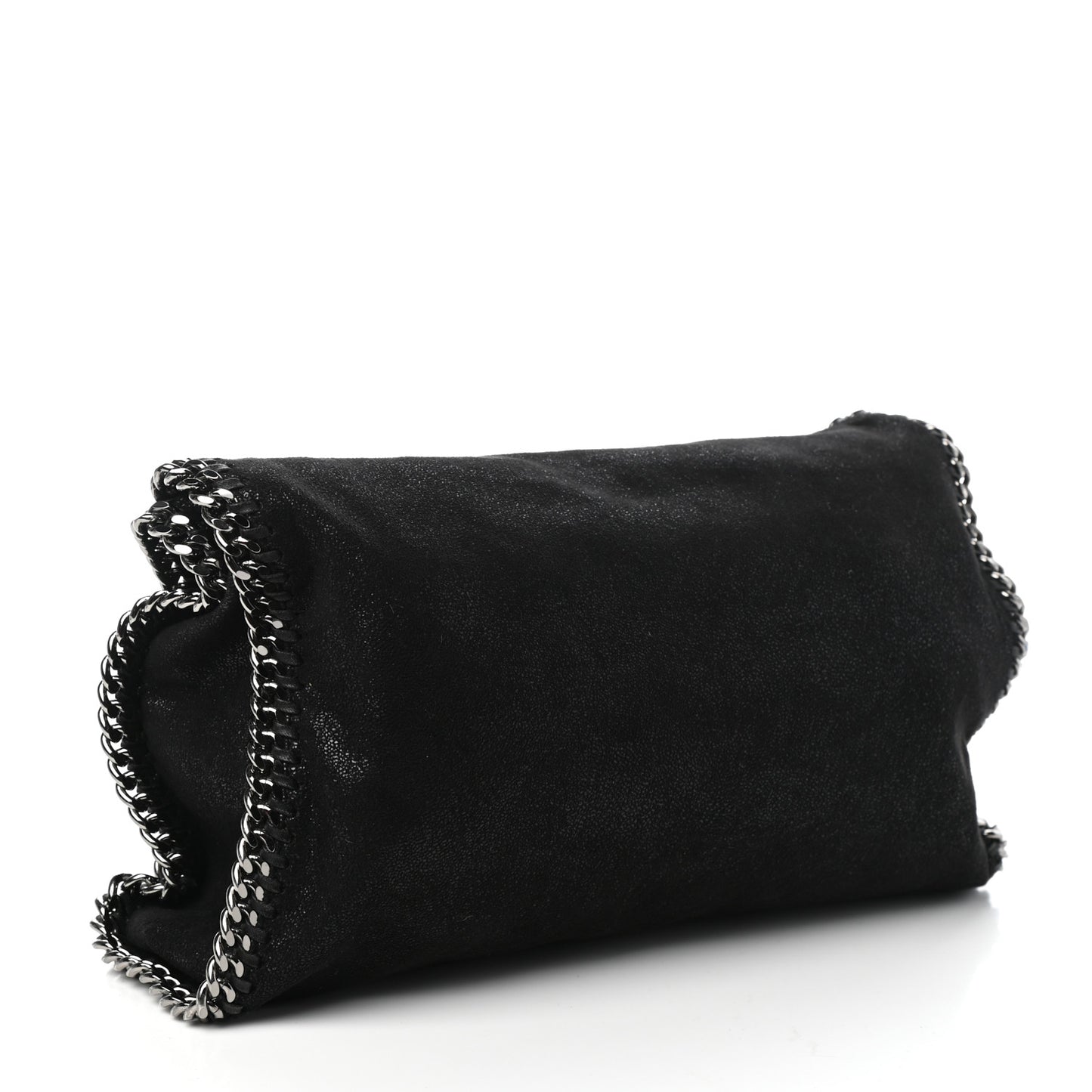 Shaggy Deer Falabella Fold Over Tote Black
