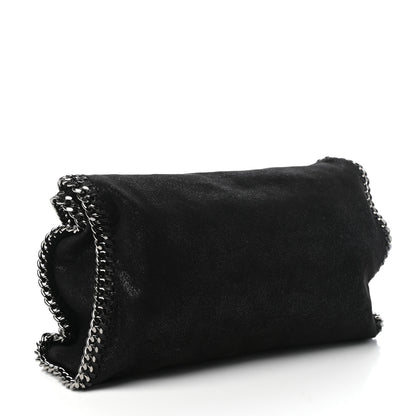 Stella McCartney Shaggy Deer Falabella Fold Over Tote Black 6 of 17
