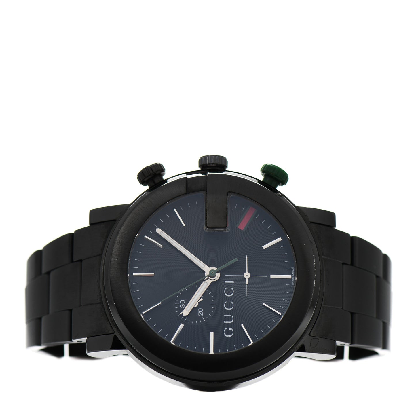PVD Stainless Steel 44mm 101M G-Chrono Quartz Watch Black