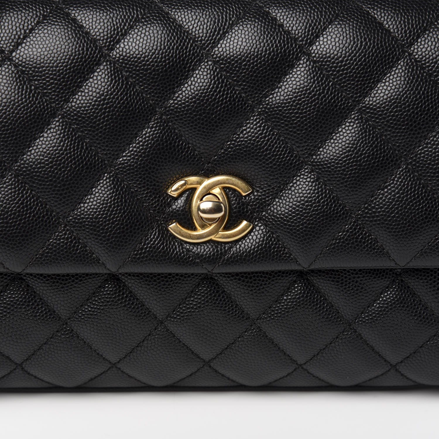 Chanel Caviar Quilted Mini Coco Handle Flap Black 9 of 10
