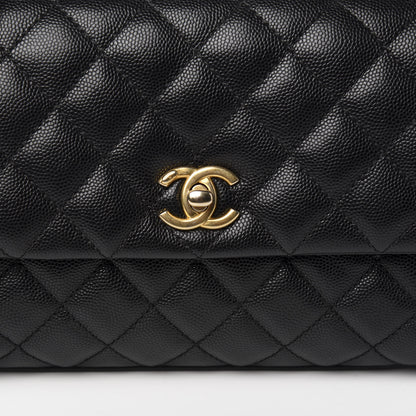 Chanel Caviar Quilted Mini Coco Handle Flap Black 9 of 10