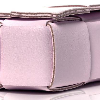 Bottega Veneta Lambskin Maxi Intrecciato Cassette Crossbody Bag Bliss Washed 9 of 9