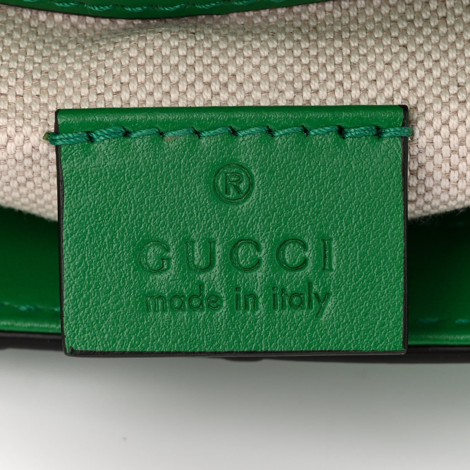 Gucci Calfskin GG Tennis Embossed 2 Detachable Pouch Belt Bag New Shamarock 7 of 13