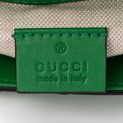 Gucci Calfskin GG Tennis Embossed 2 Detachable Pouch Belt Bag New Shamarock 7 of 13