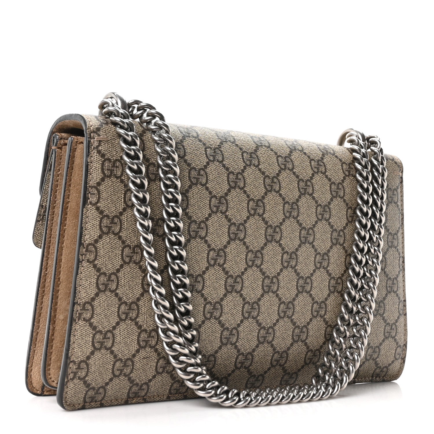 Gucci GG Supreme Monogram Small Dionysus Shoulder Bag Taupe 3 of 9