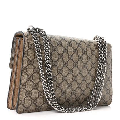 Gucci GG Supreme Monogram Small Dionysus Shoulder Bag Taupe 3 of 9