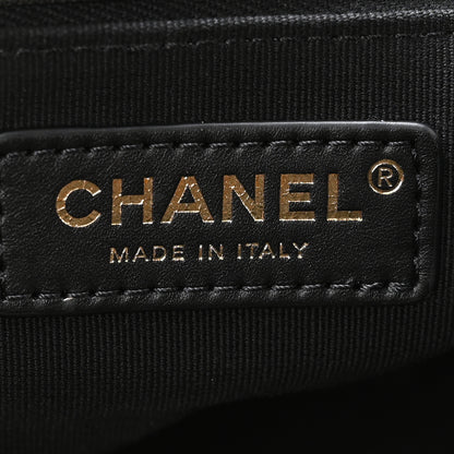 Chanel Suede Calfskin Shiny Lambskin Quilted Coco Base Flap Top Handle Bag  Beige Black 6 of 11