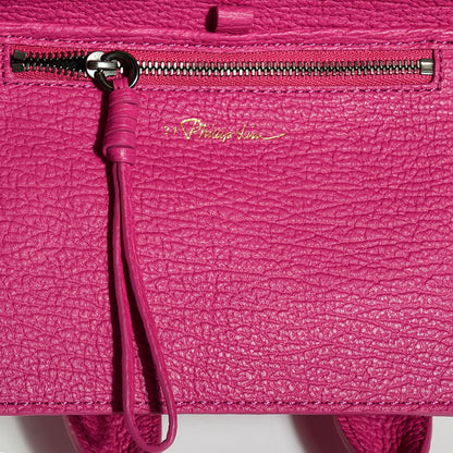 3.1 Phillip Lim 3.1 Textured Calfskin Mini Pashli Satchel Fuchsia 7 of 10