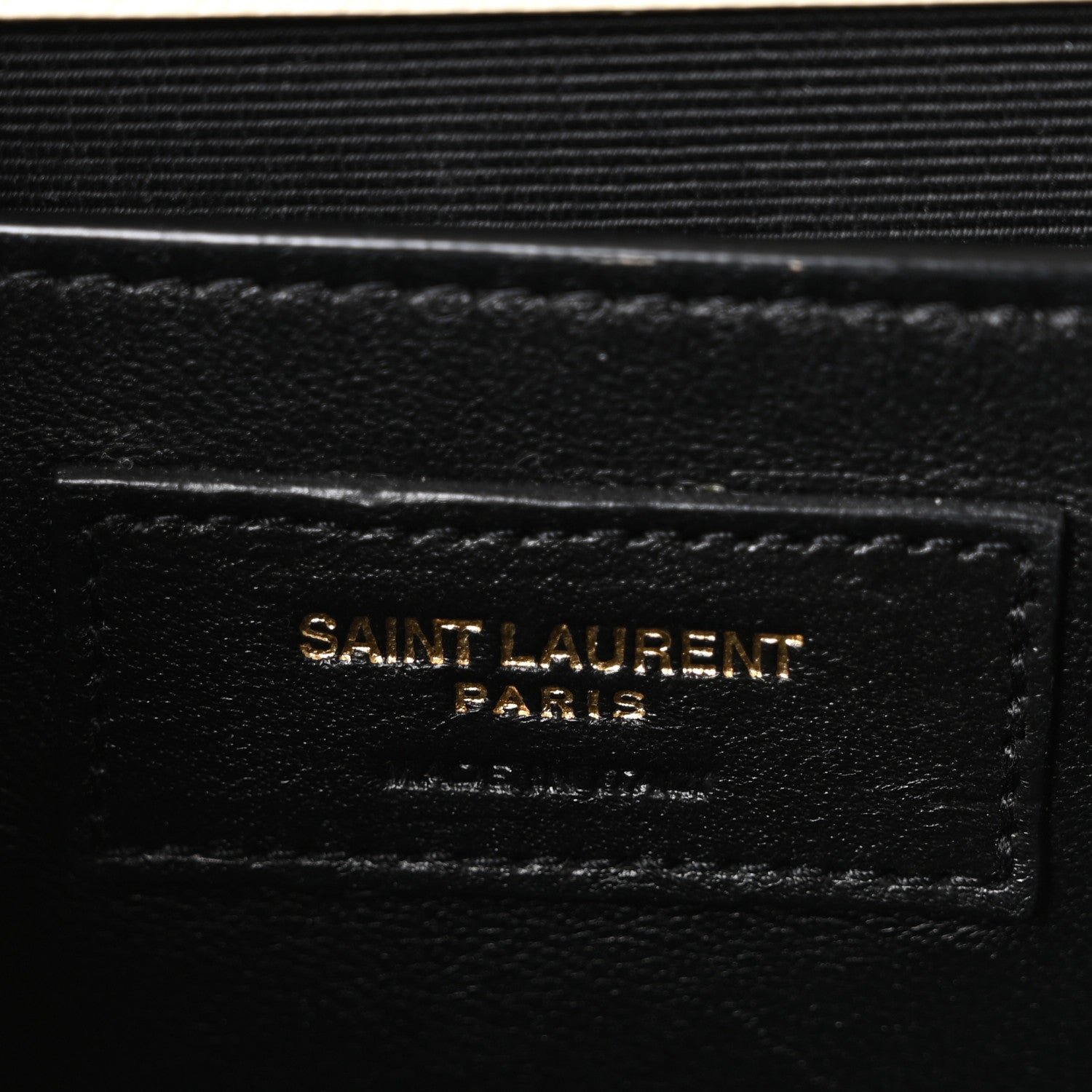 Saint Laurent Grain De Poudre Textured Mixed Matelasse Medium Triquilt Monogram Satchel Crema Soft 6 of 11