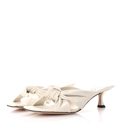 Jimmy Choo Nappa Avenue 50 Mules 37 Latte 4 of 7