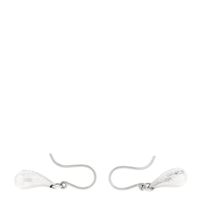 Tiffany Sterling Silver Elsa Peretti Teardrop Earrings 3 of 4