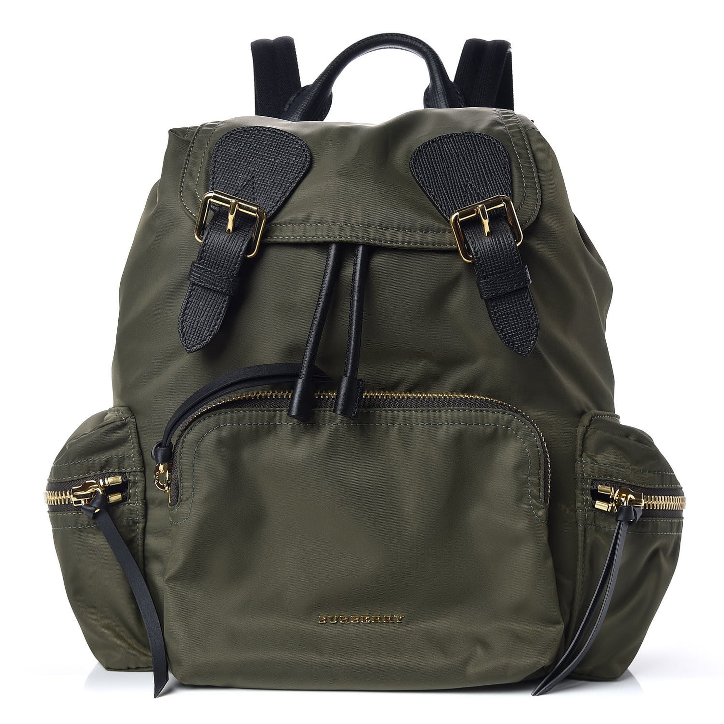 Nylon Medium Rucksack Backpack Green
