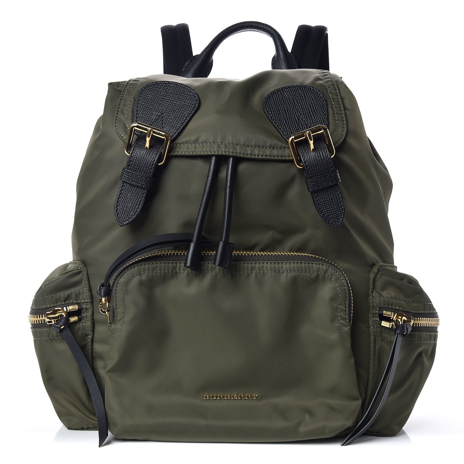 Burberry Nylon Medium Rucksack Backpack Green 1 of 9