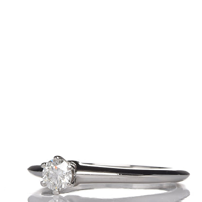 Tiffany Platinum Diamond .24ct Solitaire Engagement Ring 53 6.25 3 of 7