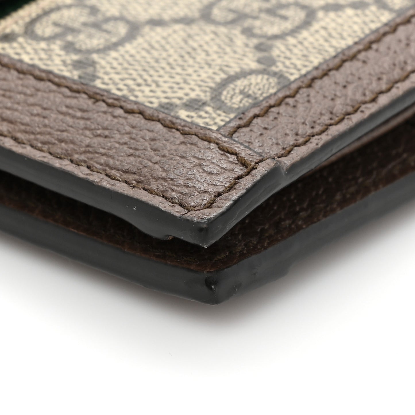 GG Supreme Monogram Web Ophidia Passport Case Beige New Acero