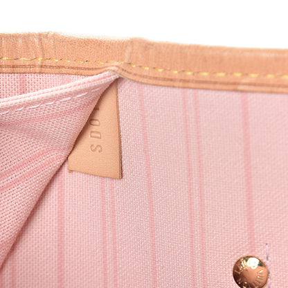 Louis Vuitton Damier Azur Neo Neverfull MM Rose Ballerine 7 of 10