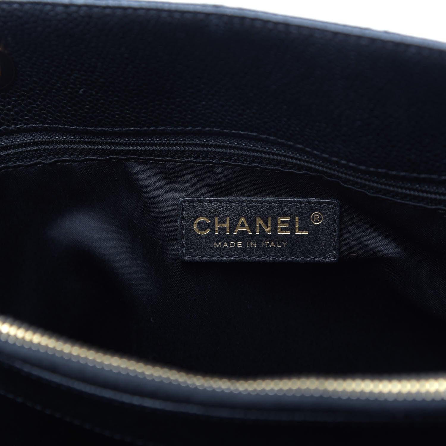 Chanel Caviar Quilted Grand Shopping Tote GST Black 6 of 13