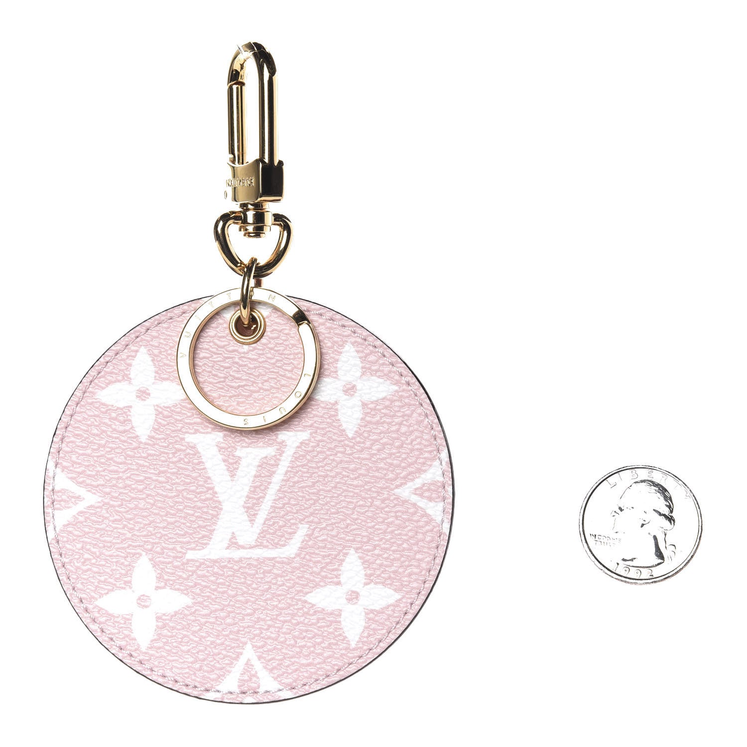 Louis Vuitton Monogram Giant Bag Charm Key Holder Rouge 3 of 4