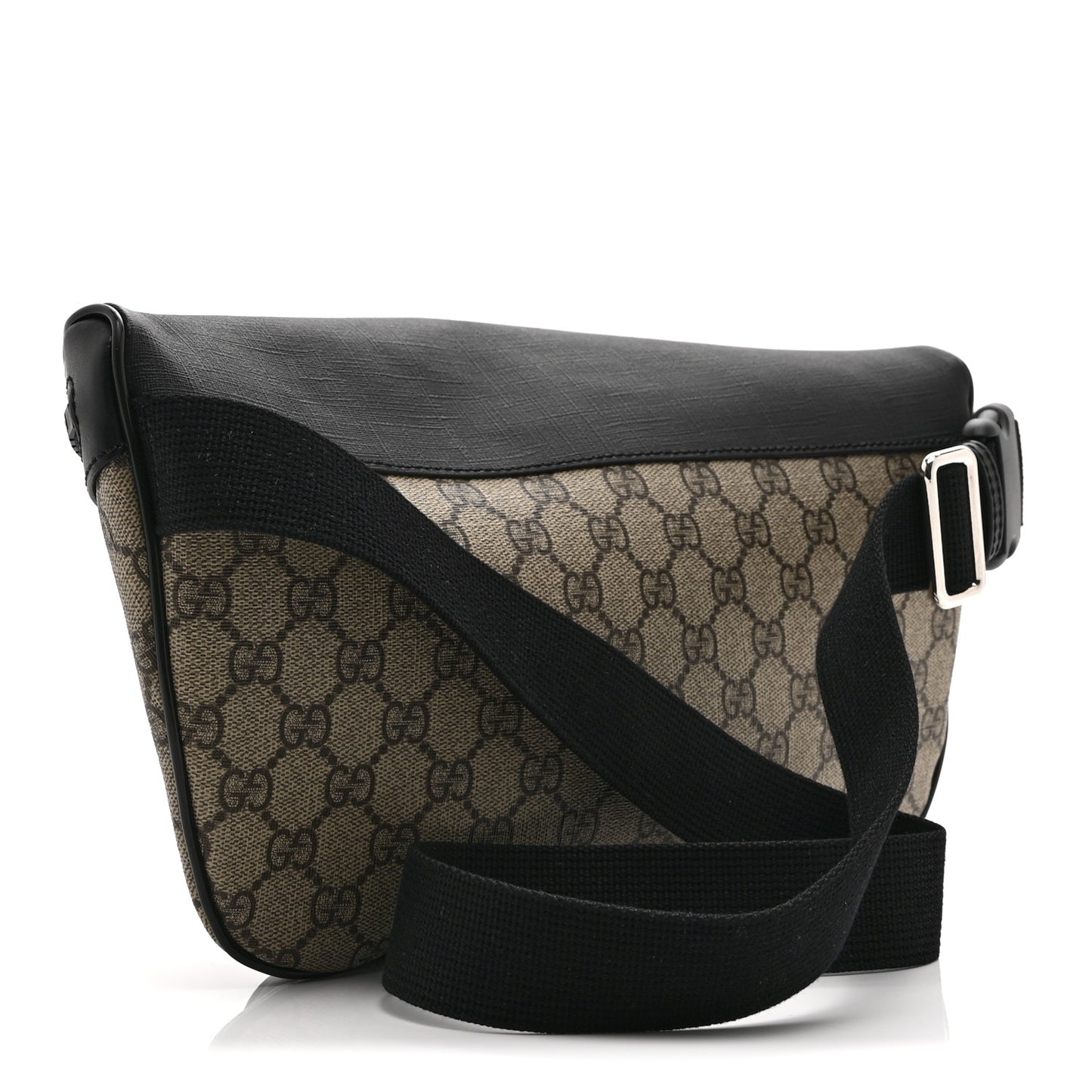 GG Supreme Monogram Belt Bag Black