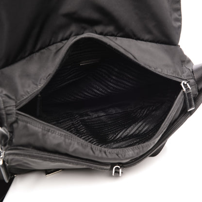 Prada Nylon Vela Messenger Bag Black 5 of 8