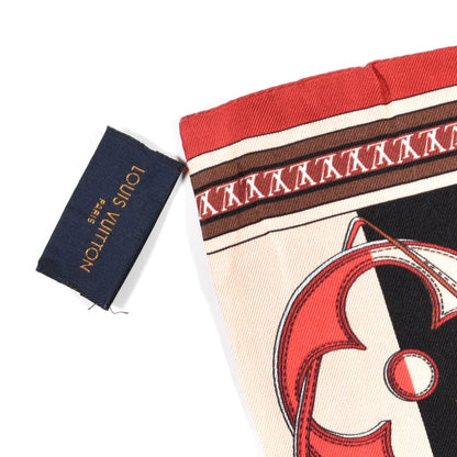 Louis Vuitton Silk Monogram All In LV Bandeau Brown 4 of 4
