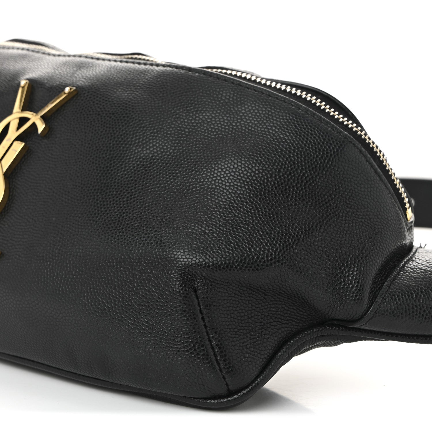 Saint Laurent Grain De Poudre Monogram Belt Bag Black 10 of 10