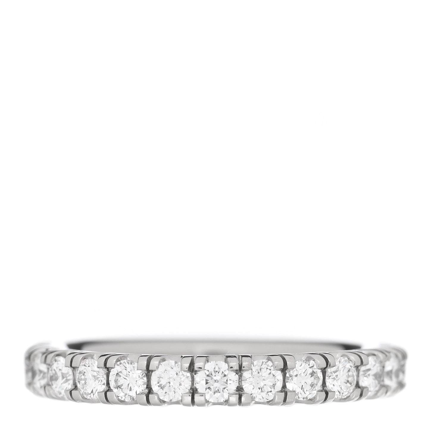 Platinum Diamond 2.6mm Etincelle de Cartier Wedding Band Ring 47 4