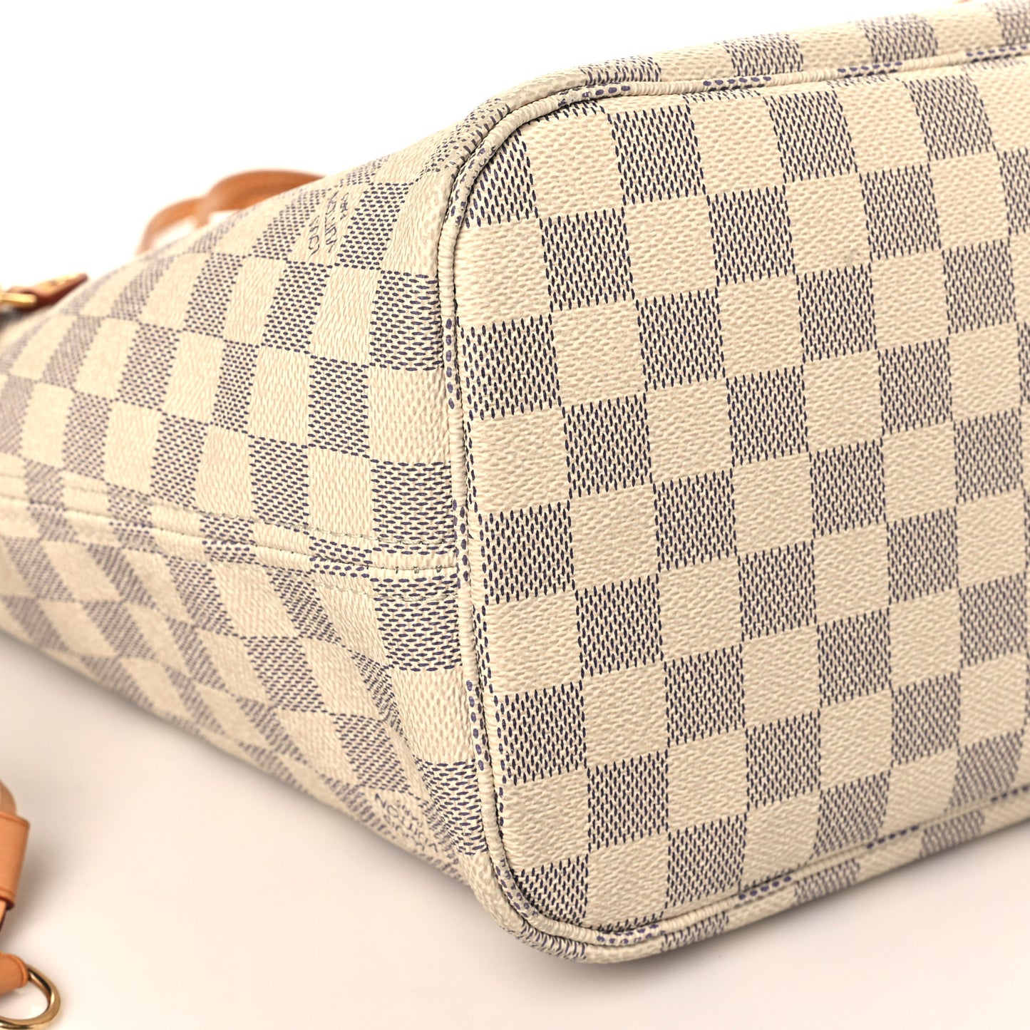 Damier Azur Neo Neverfull MM Rose Ballerine