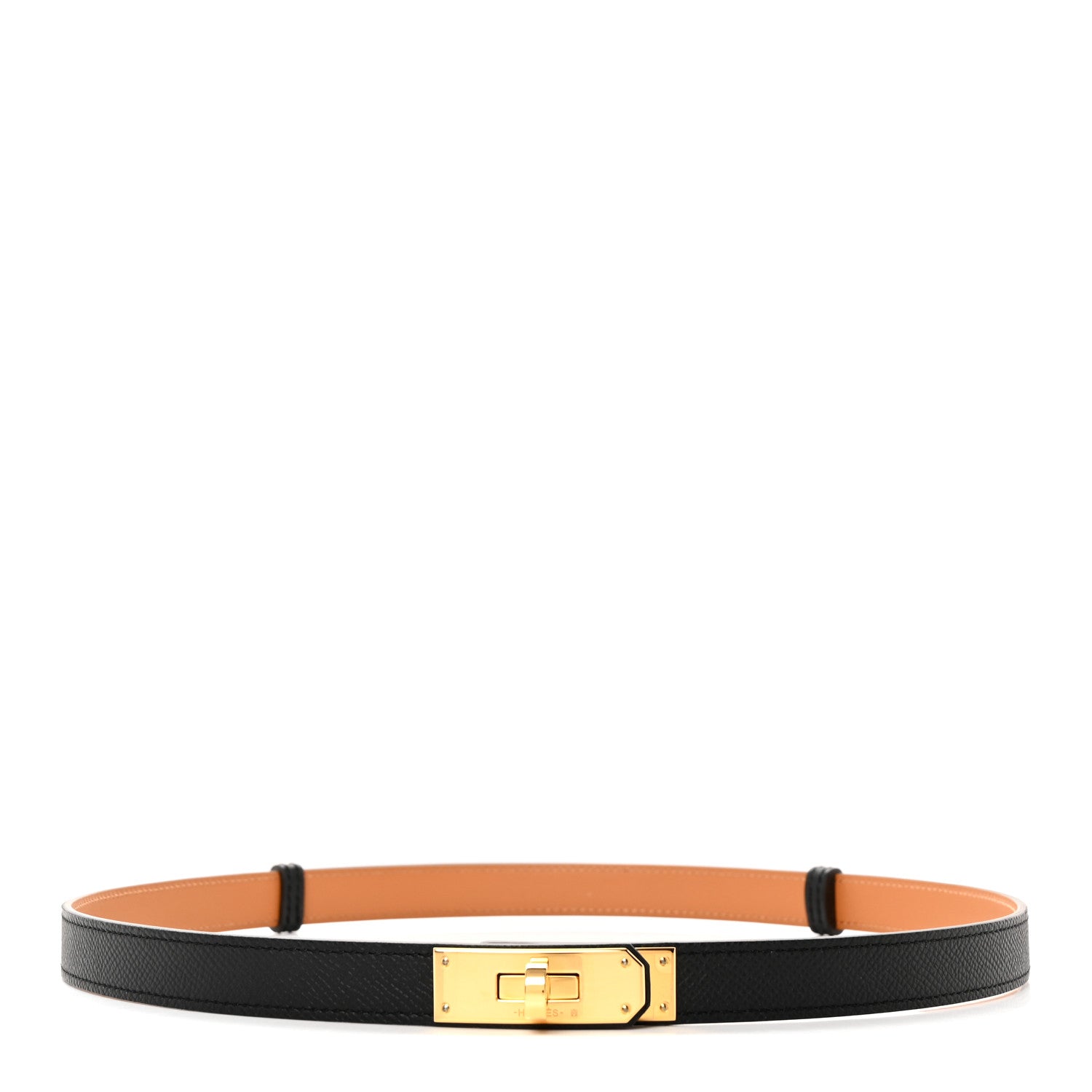 Hermes Epsom Kelly Belt Black 1 of 4
